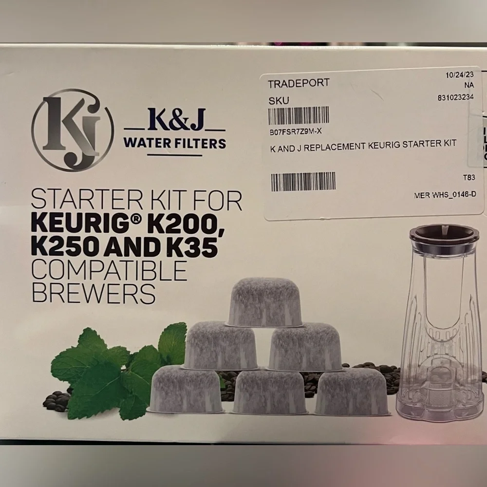 K&J Starter Kit For Keurig 2.0 K200, K250, K35, K-Duo Plus K-Compact Coffee NWT
